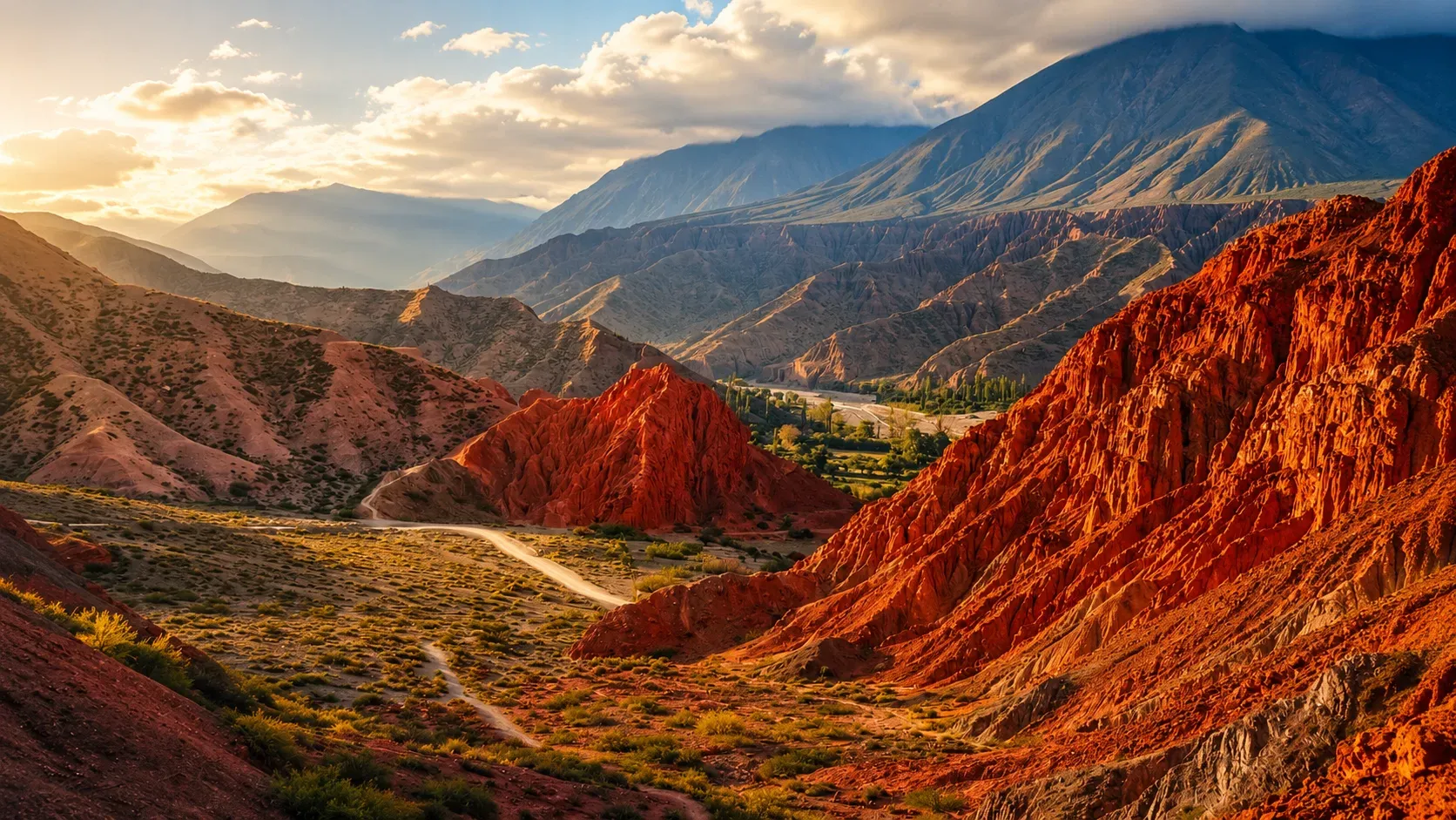 Paseo de los Colorados in Purmamarca
