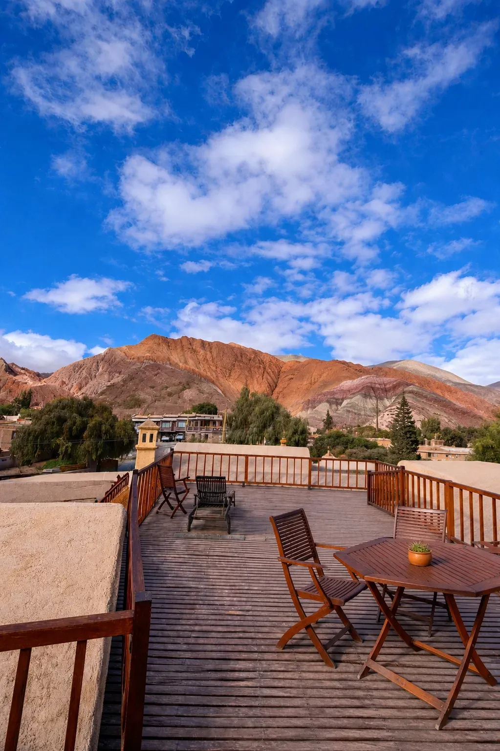View from the terrace at Marqués de Tojo